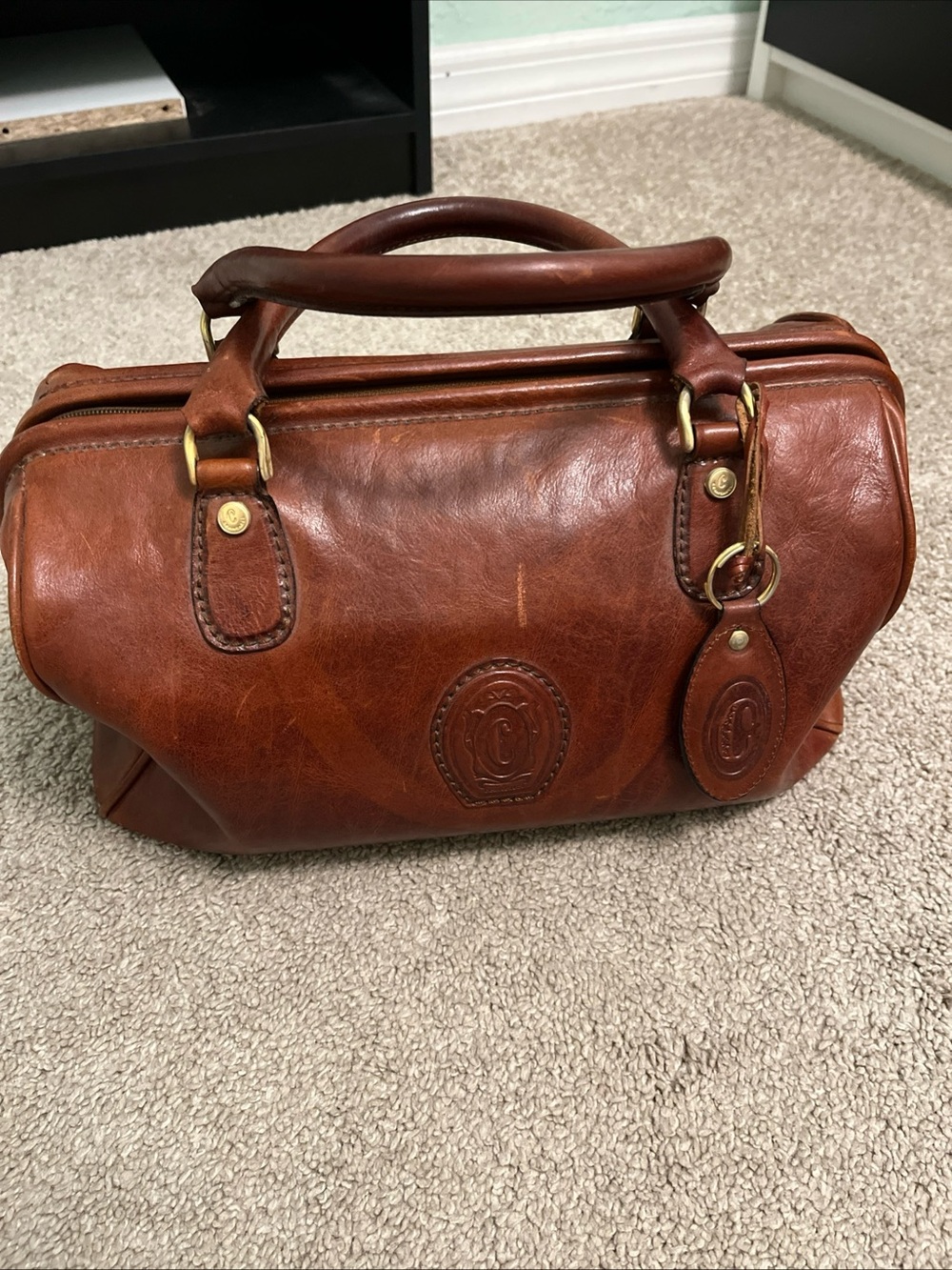Ceancarel vintage Brown Leather bag